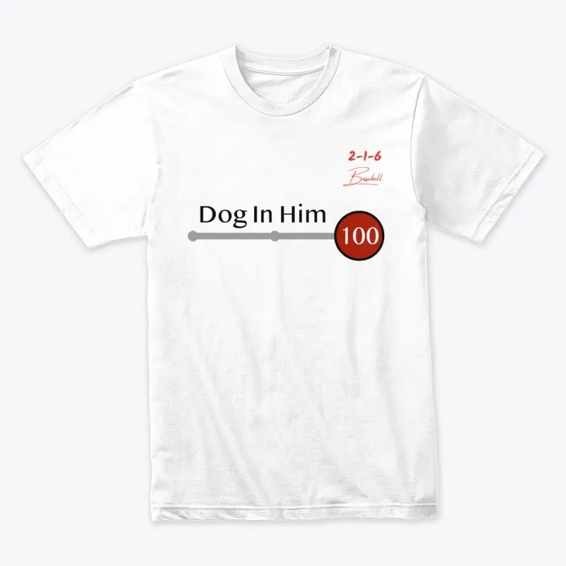 Dog in him