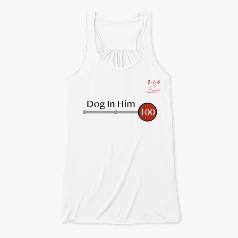 Dog in him